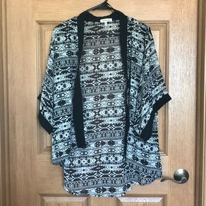 boho printed kimono